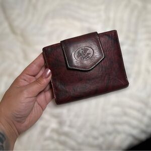 Vintage Buxton Burgundy Leather Wallet